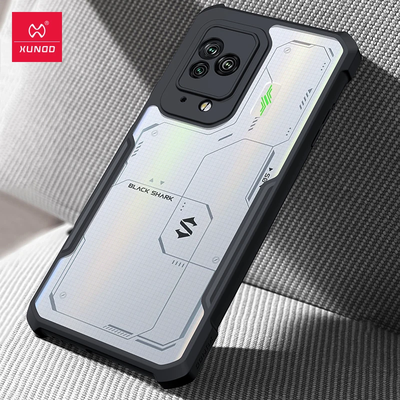 Чехол для Black Shark 5 Pro Xundd противоударный чехол телефона Xiaomi 4 4S 5RS прозрачный