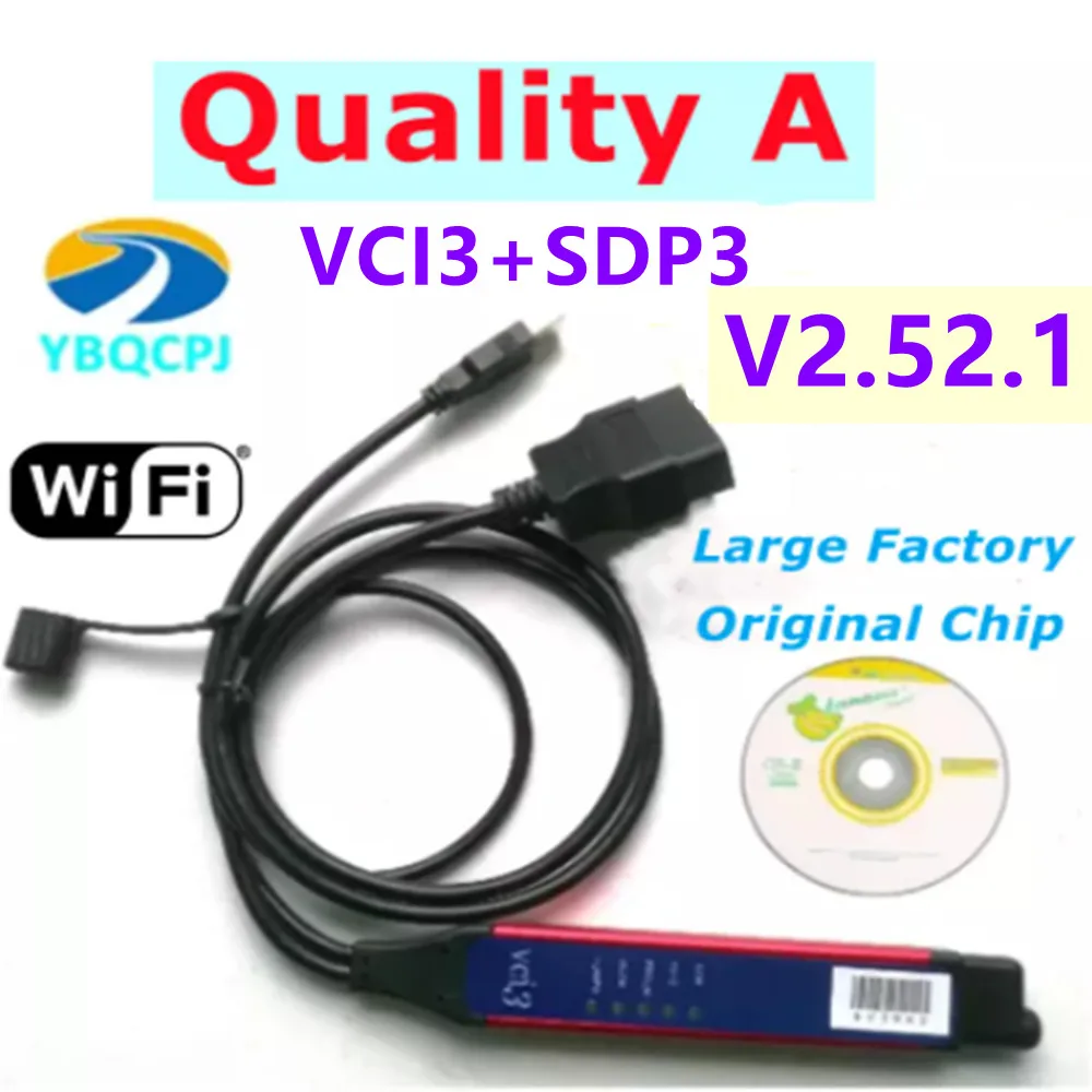 2022 V2.52.1 высокое качество VCI3 Wifi грузовик диагностический инструмент для Scania