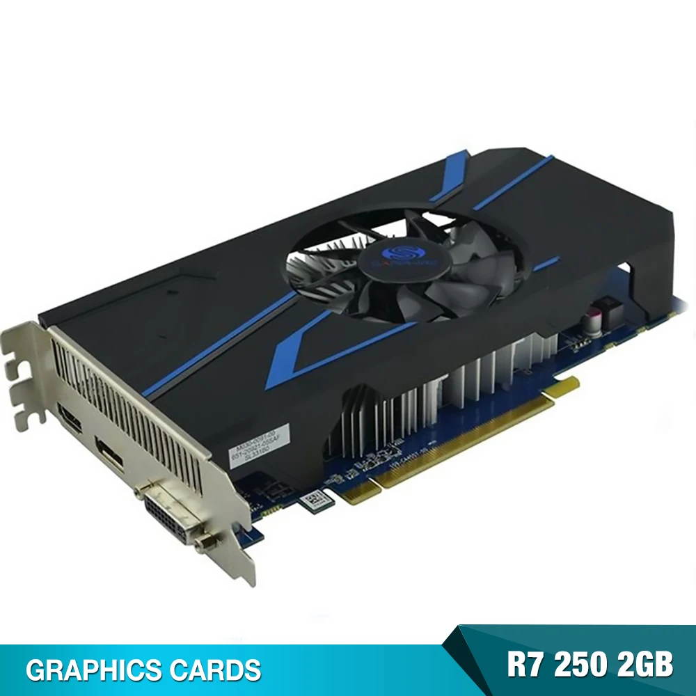 

Для компьютера SAPPHIRE R7 250 2 Гб игровой процессор Radeon R7250 2G для видеокарты AMD Map 128bit GDDR5