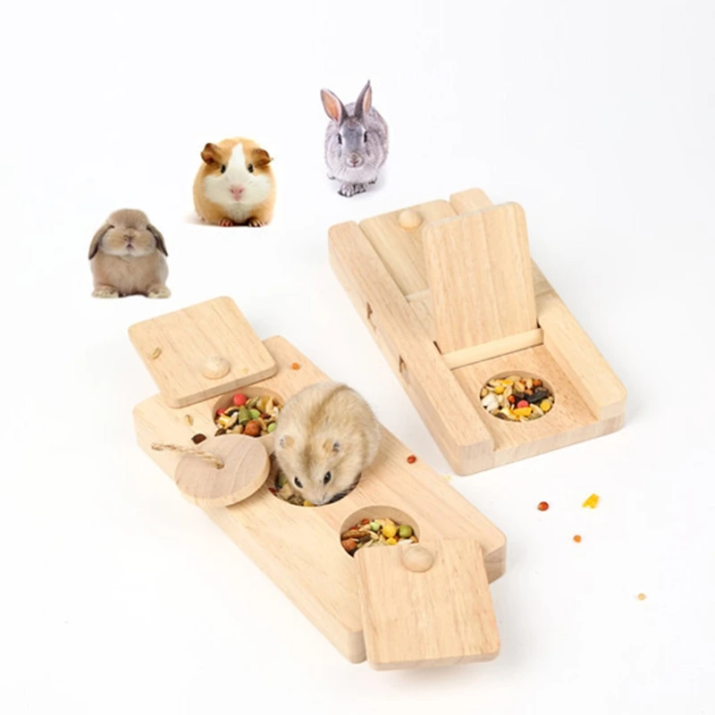 

Small Animals Hide Treats Toy Foraging Puzzle Toys Interactive Snuffle Mental Enrichment for Rabbit Chinchilla