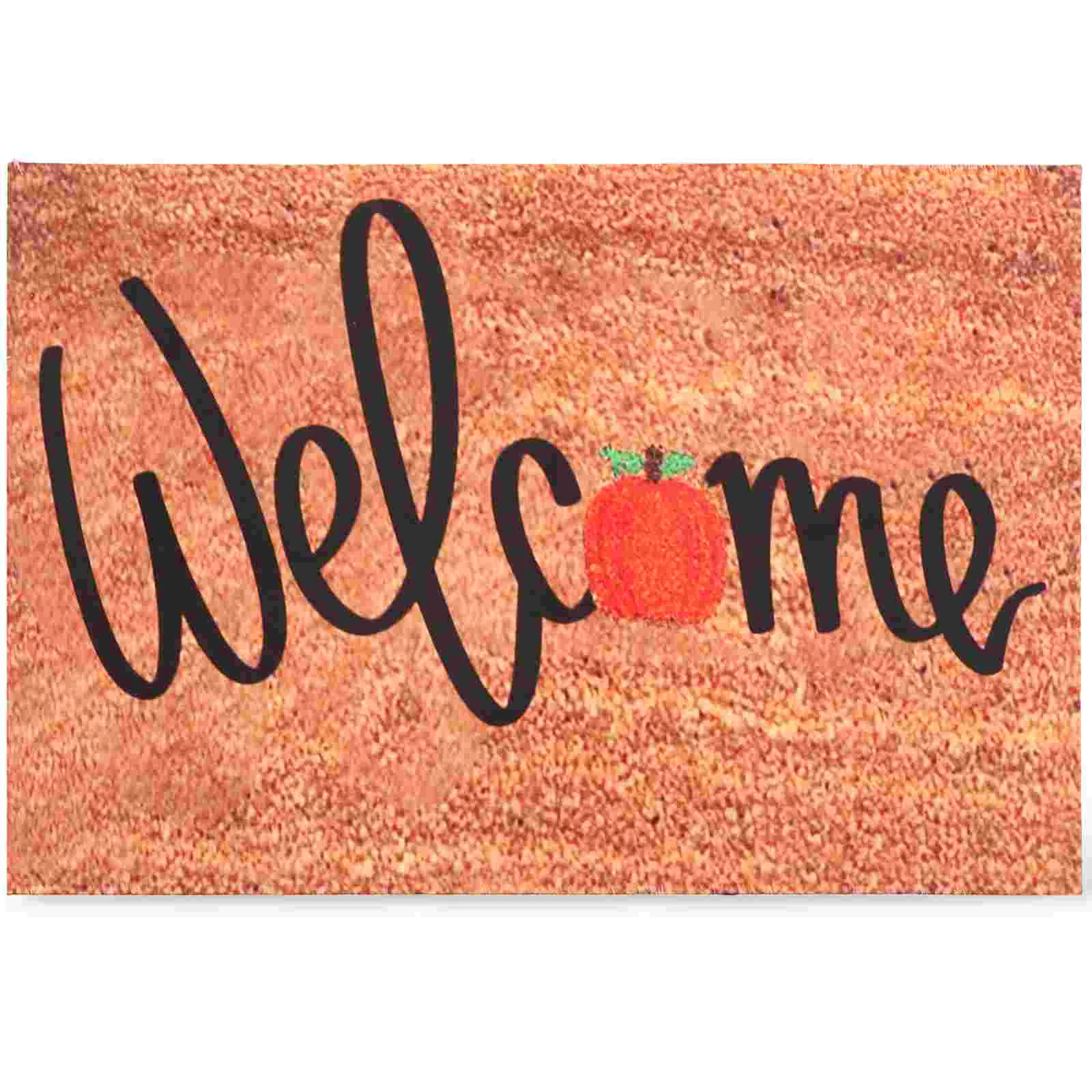 

Welcome Pumpkin Door Mat Creative Holiday Decorative Welcome Floor Mat