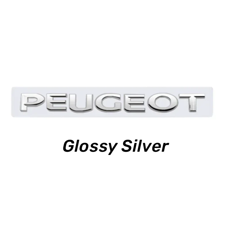 Автомобильная эмблема из АБС-пластика, наклейка на задний багажник для Peugeot 308 408 2008 206 208 307 3008 406 407 207 4007 4008 301 5008 Letter, аксессуары (art.: 3920d03347dc4) - 3920d03347dc4