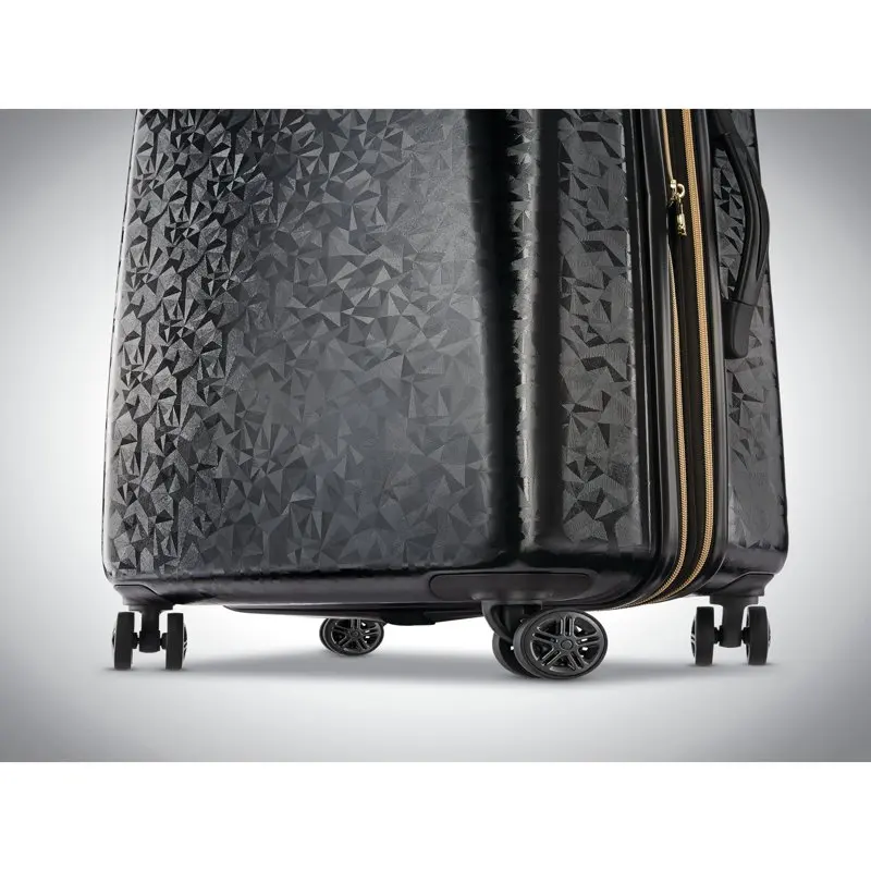 Beau Monde 24-inch Hardside Spinner, Checked Luggage, One Piece