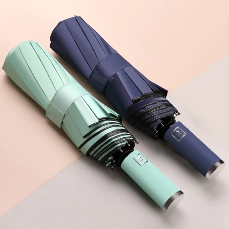 

Three folding Xiaomi automatic umbrella black logo