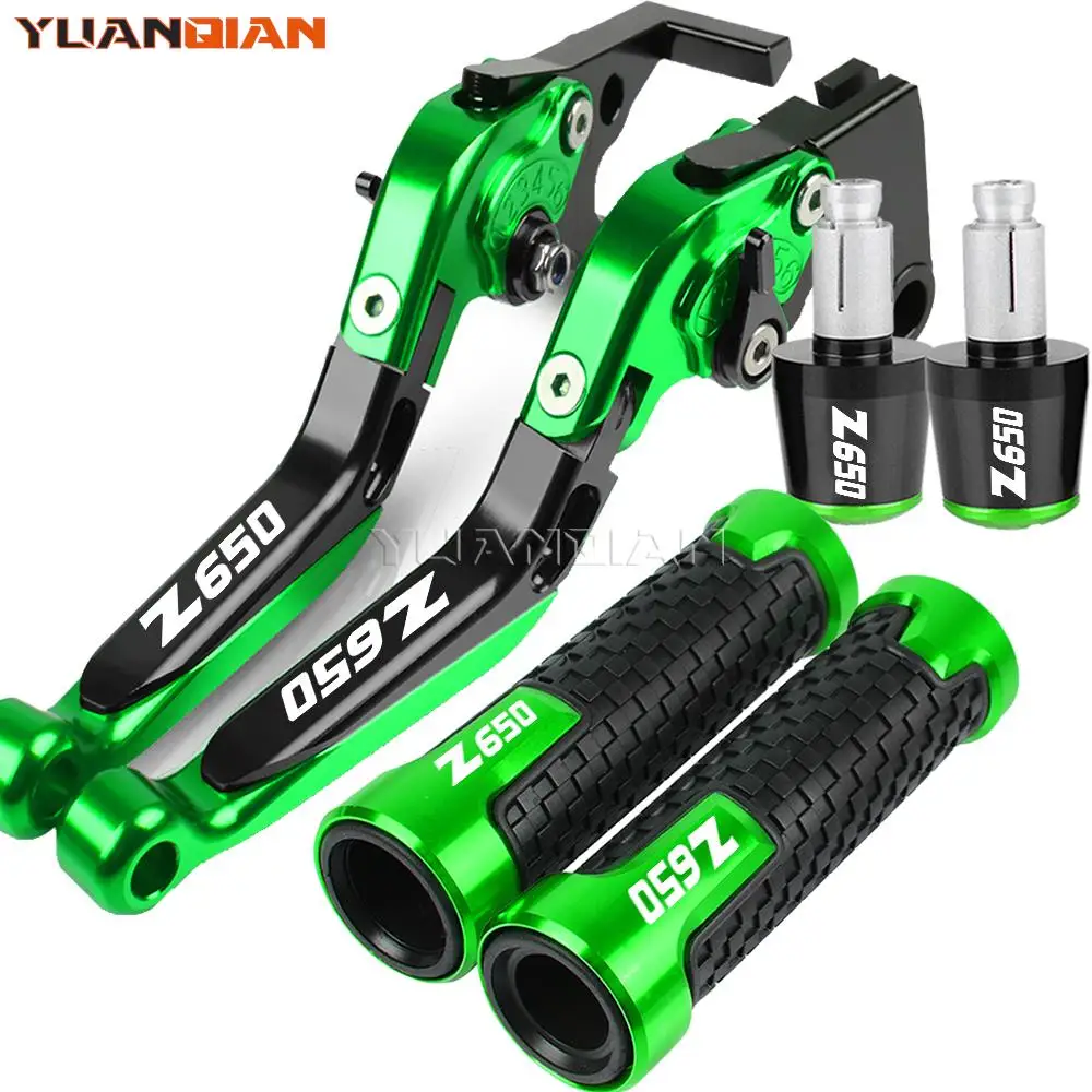 

For KAWASAKI Z650 2023 2022 2021 2016 2017 2018 2019 2020 NINJA 650 Z 650 Motorcycle Brake Clutch Lever Handlebar Hand Grip Ends