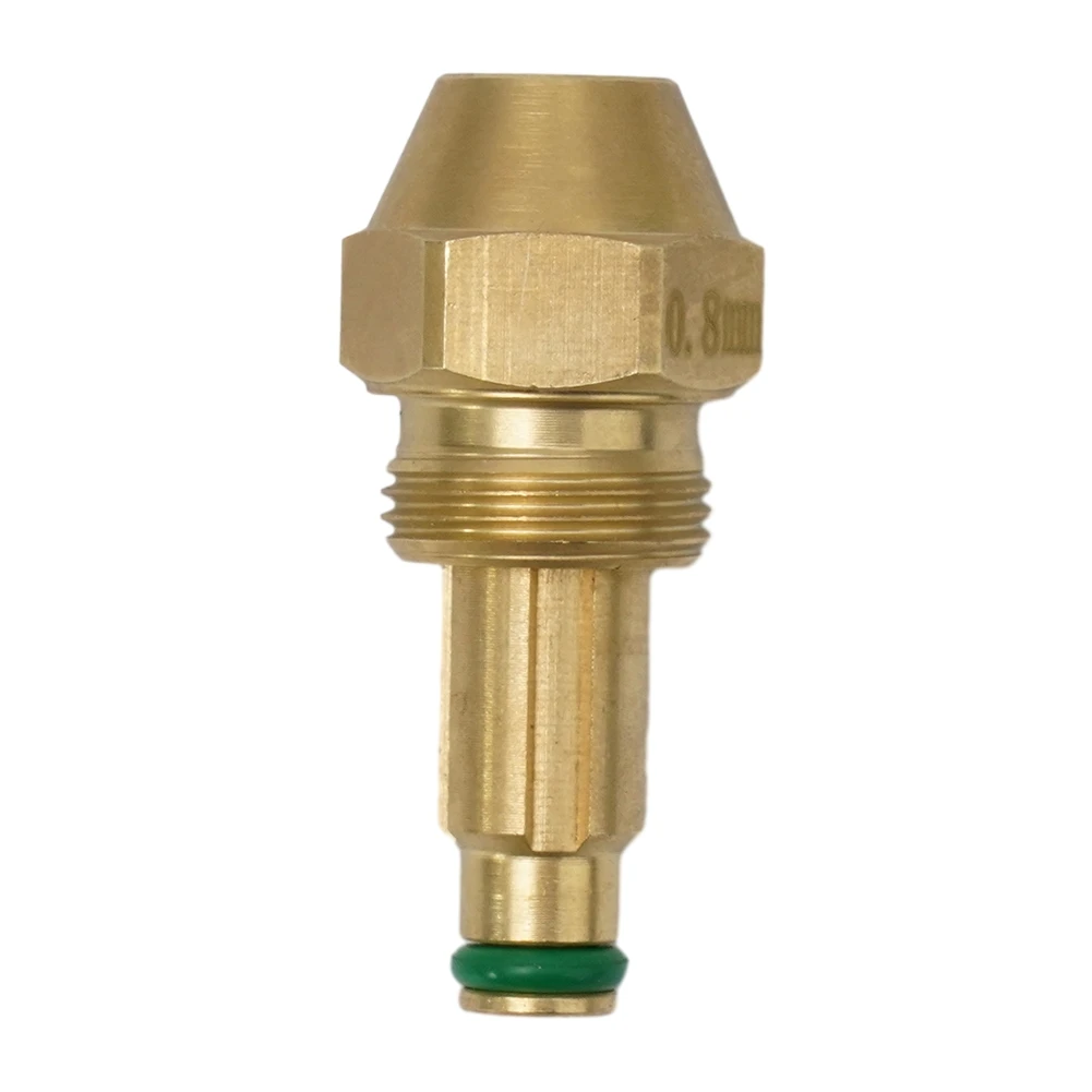 

For Kerosene Oil Burner Nozzle Siphon Oil Nozzle 0.8/1.0/1.2/1.3/1.5/2.0MM 1PC Brass Golden Siphon Accessories