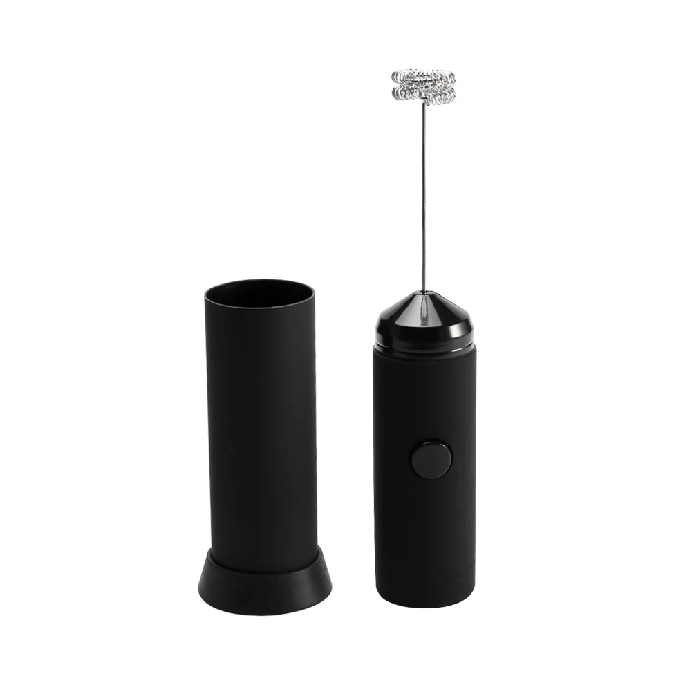 Spring Battery Operated Coffee Stainless Steel Blender Eggs Beaters Stirrer Portable Household Electric Handheld Milk Frother
