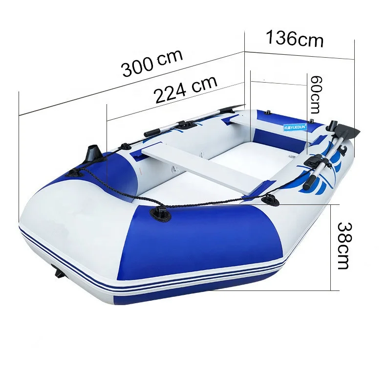 

4 persons CE approved Durable 3M 9.84 ft PVC Inflatable Boat fishing kayak For Sale