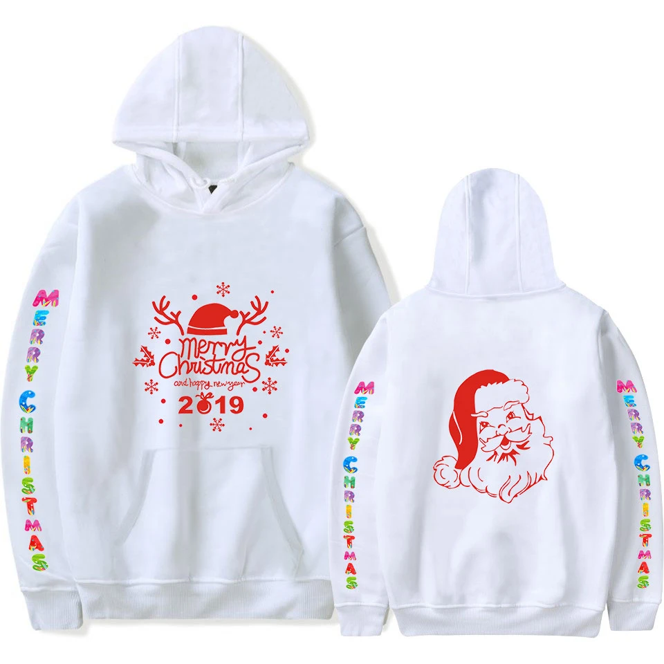 New Arrival Christmas Hoodies Men Casual Pullover Sweatshirt Sudadera Hombre Male Hoodie 2021 Fashion Tops
