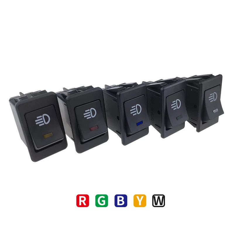 

1PC Car Motorcycle Fog Light High Beam Modified Switch Led Work Light Bar For TruckAsw-17D 12V 35A 4Pin