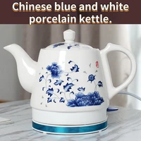household thermos ceramic electric kettle white smart induction vintage teapot small hervidor de agua kitchen accessories ah50wk