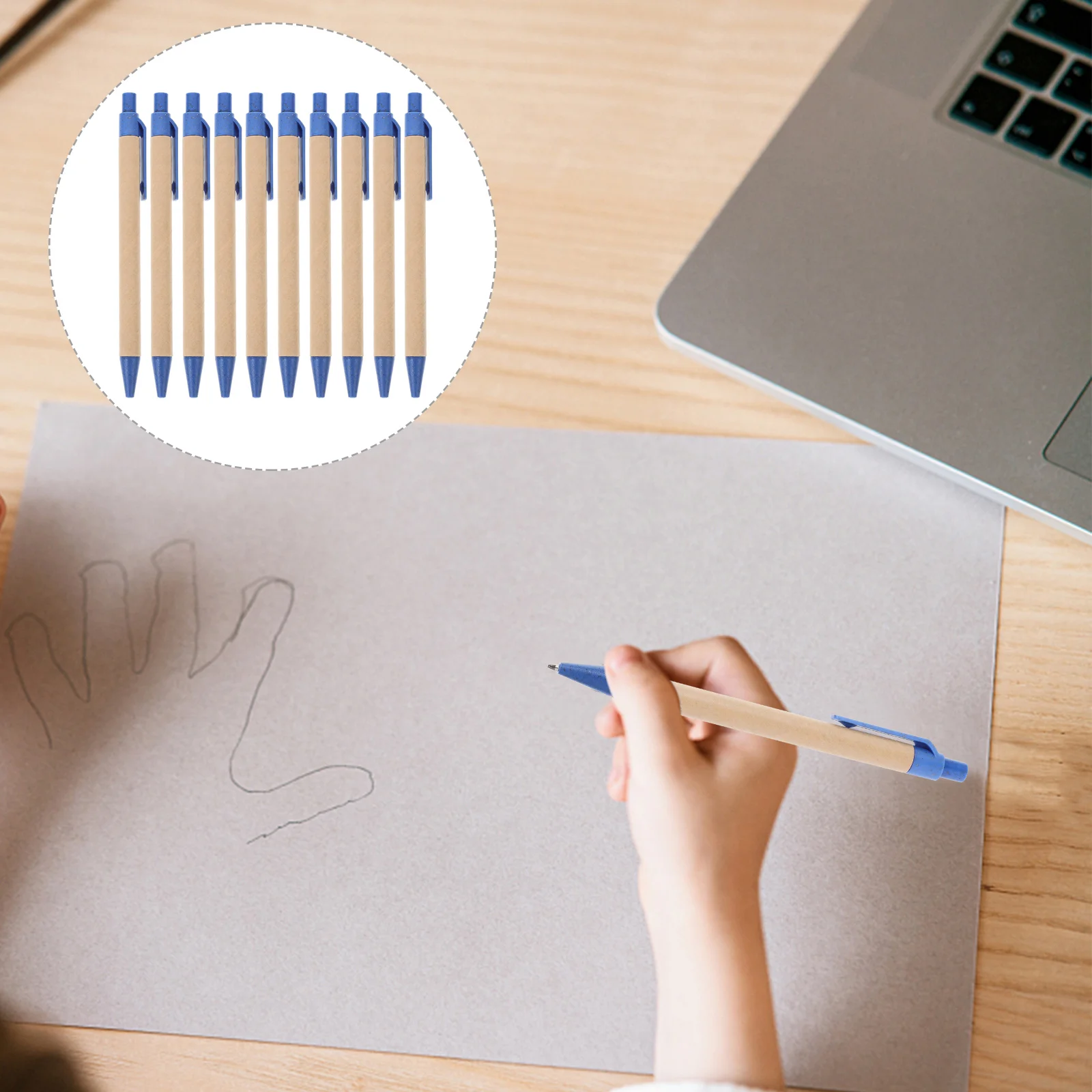 

10pcs Multi-function Writing Pens Daily Use Ballpoint Pens Portable School Pens Home Accessory