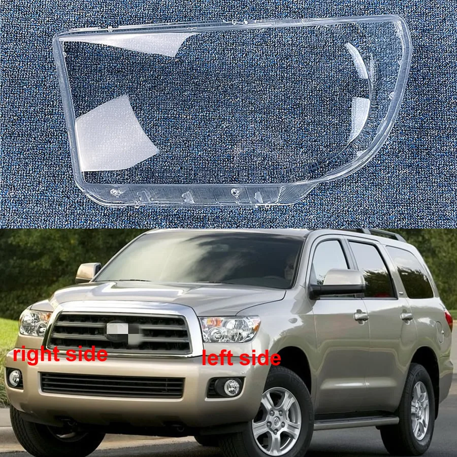 

Налобный фонарь для Toyota Tundra 2007 2008 2009 2010 2011, стеклянные лампы, налобный фонарь, сменный оригинальный объектив из плексированного стекла