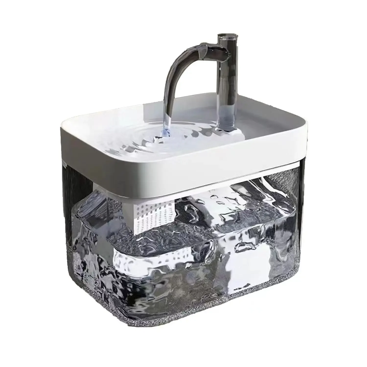 поилка для кошек Автоматический водяной фонтанчик домашних животных прозрачный