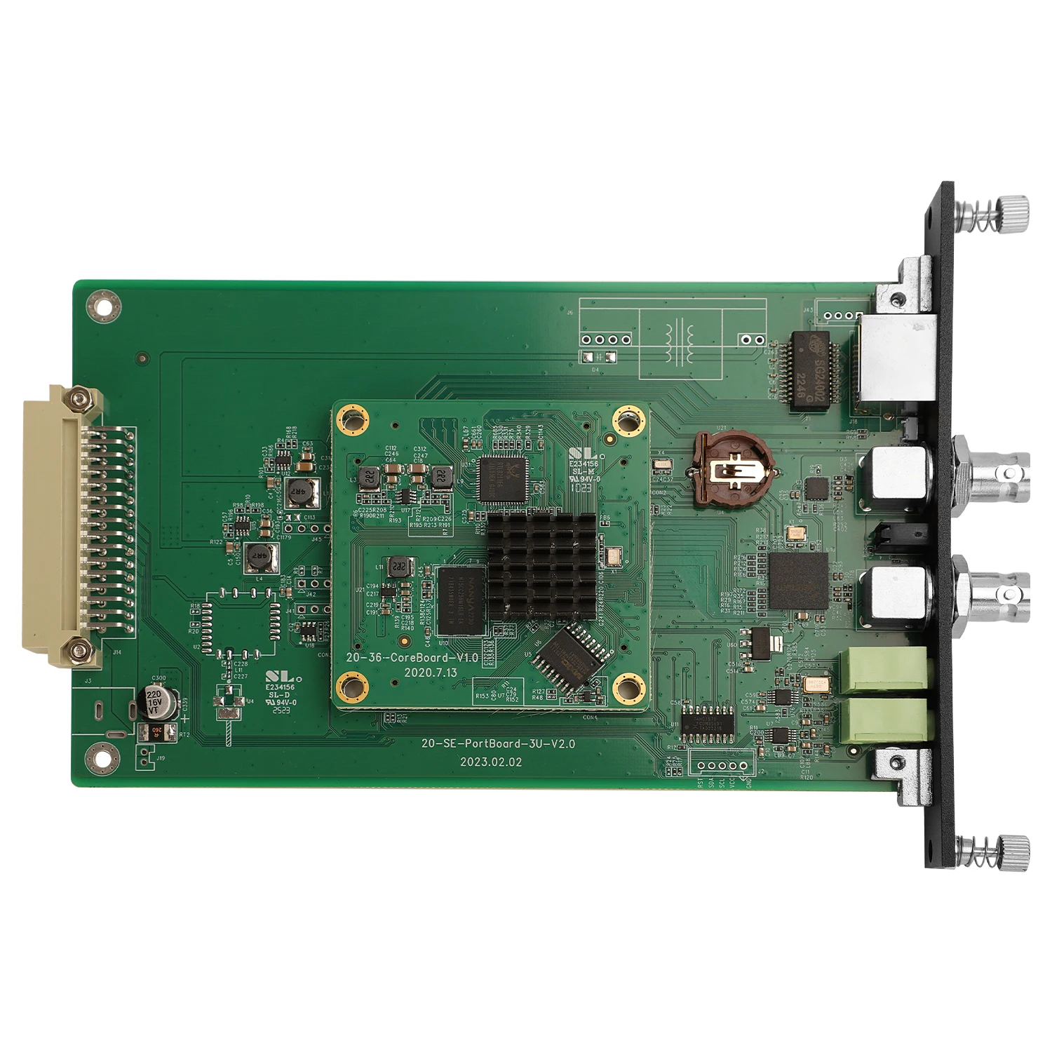 Шкаф для видеозаписи URay 3U 16 каналов HD SDI To IP H.265 H.264 16Ch HD-SDI 3G-SDI