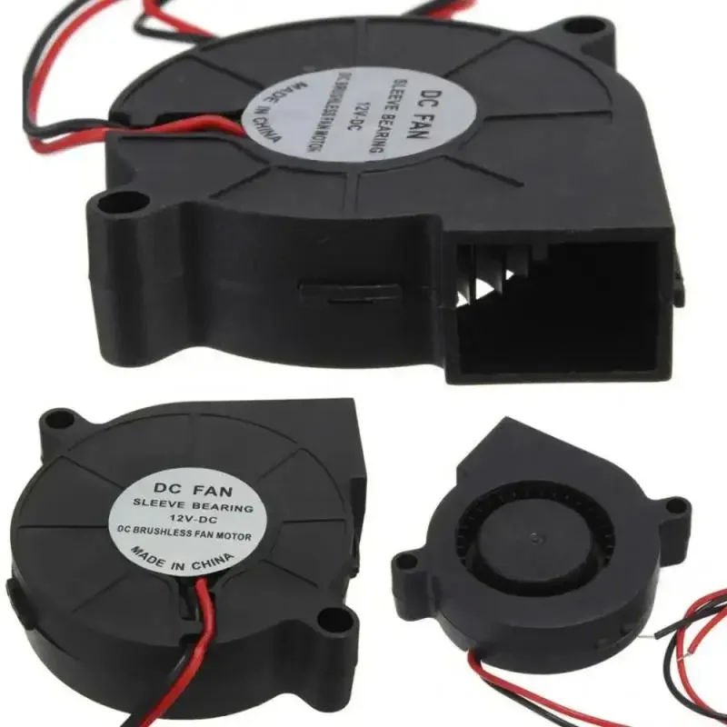 Prusa I3 MK3 Super Silent 5015 Double Ball Fan Blow Radial Cooling Hydraulic Sleeve Bearing Front Cooler Radiator DC 5V