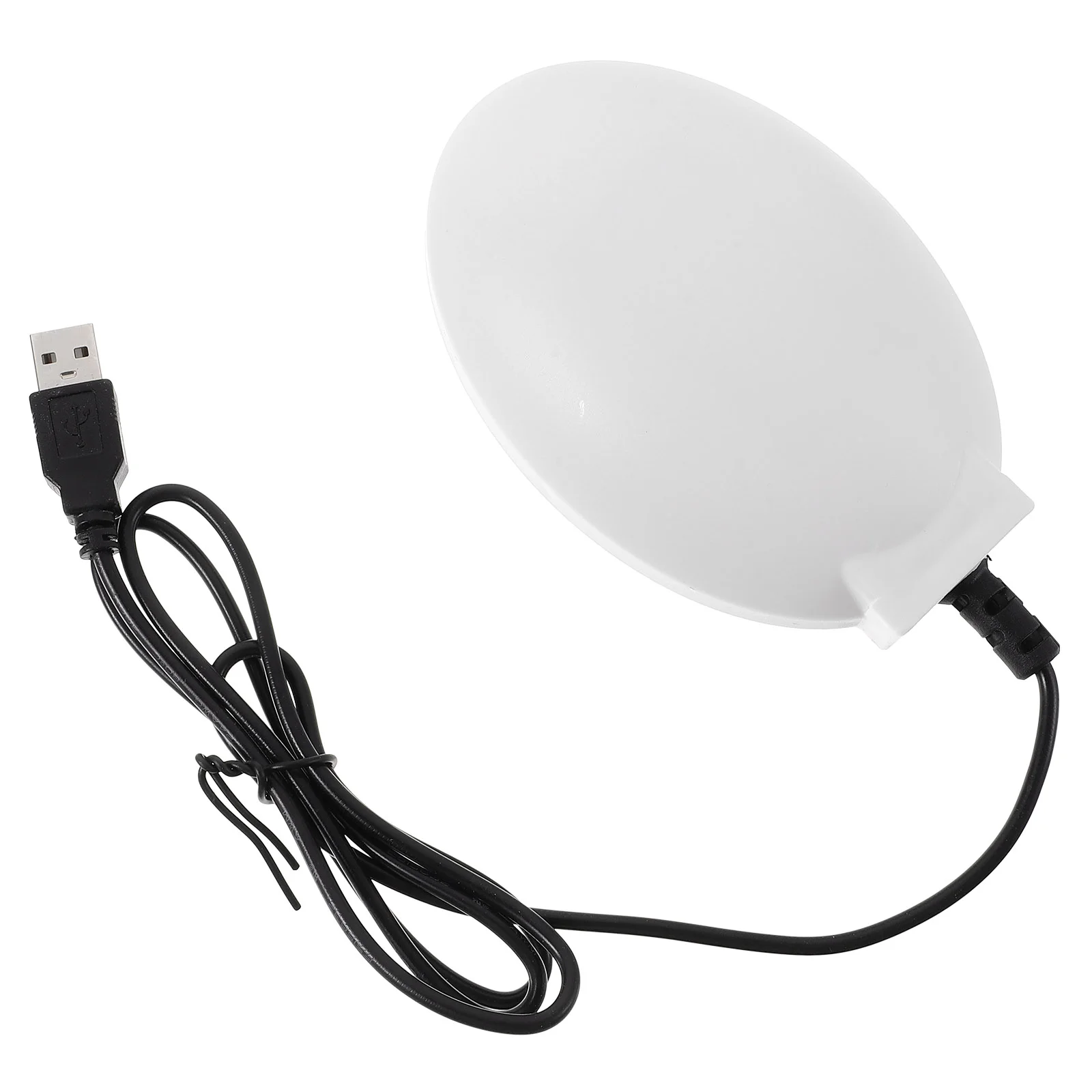 

Tool Heated Bird Bath Heater Constant Temperature Simple Bathing USB Pet White Abs Pond Home