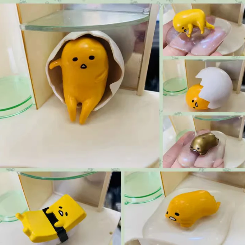 TOMY аниме мультфильм гудетамас желток король ленивые яйца кукла модель игрушки
