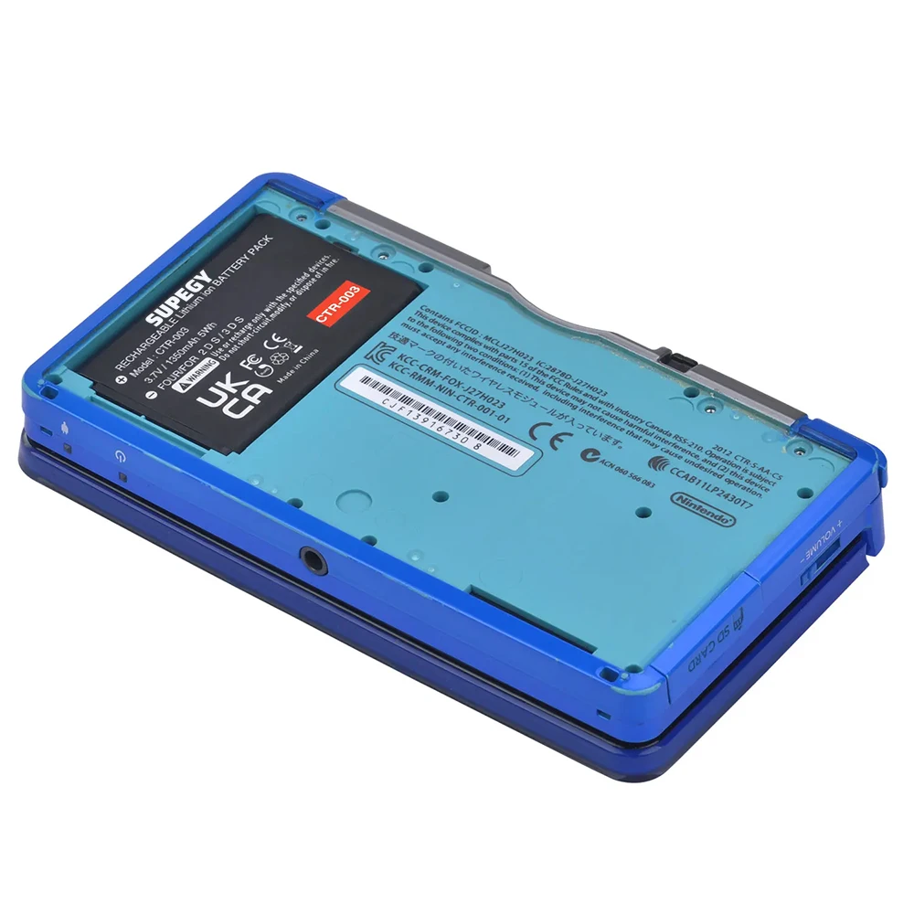 Фото 4 аккумулятора 1350 мАч CTR 003 CTR-003 для беспроводных контроллеров Nintendo 2DS, 3DS, 2DS XL CTR-A-AB №4