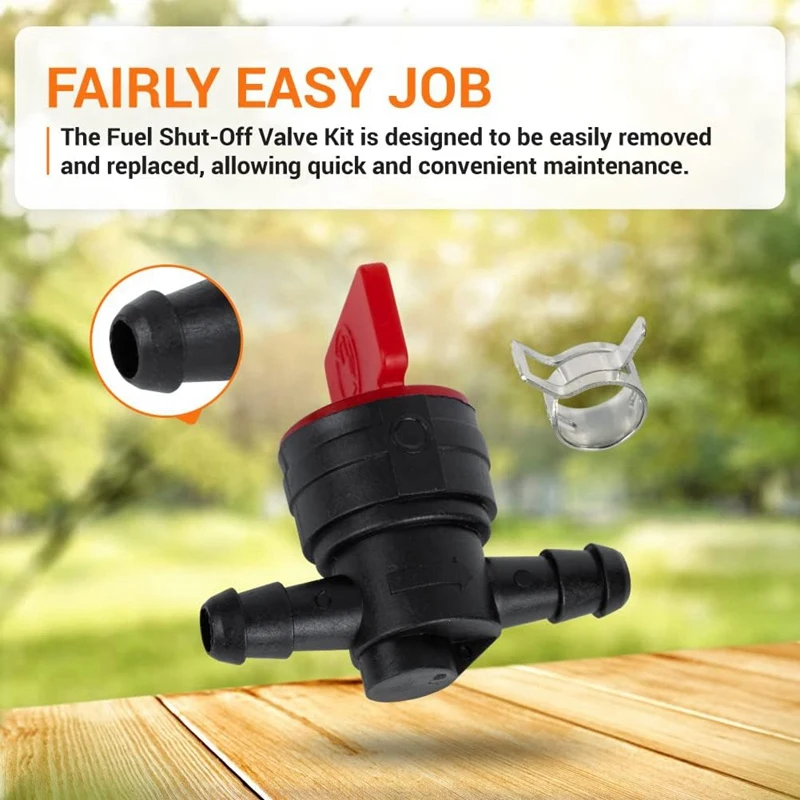 5 шт. 494768 698183 топливный запорный клапан с зажимом для 1/4 дюймовой топливной линии