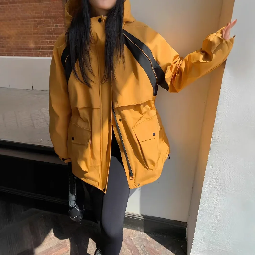 Осень/зима 2022 новый женский пуховик с капюшоном белый утиный пух ветрозащитная