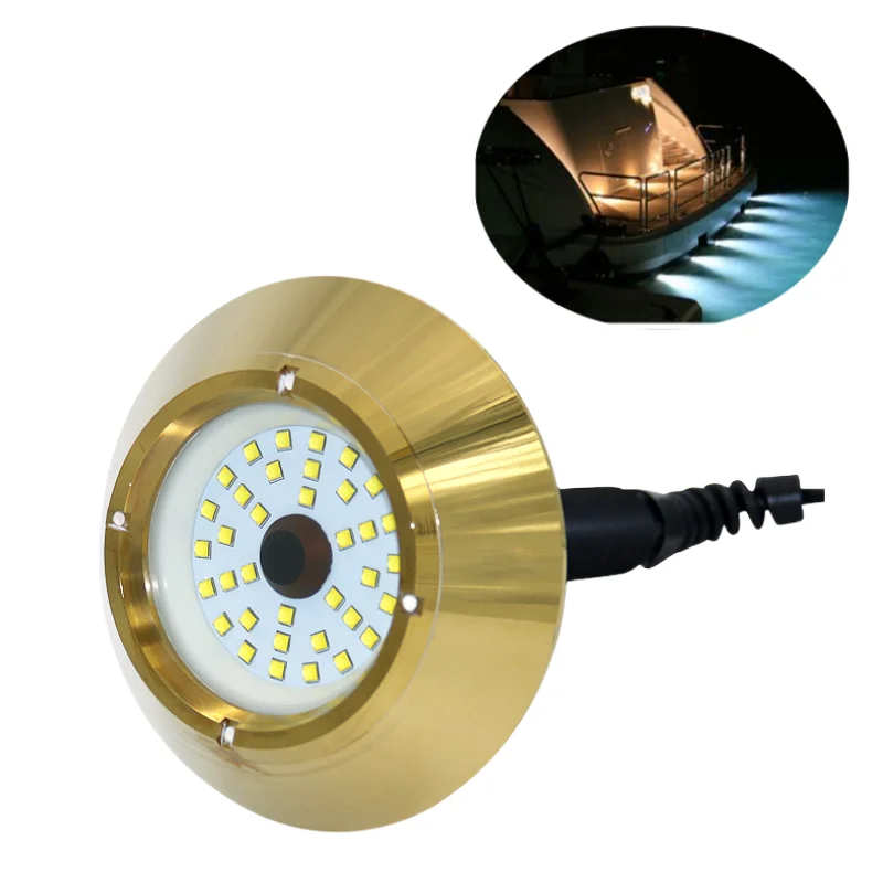 RGB RGBW 180 Вт погружные светодиодсветодиодный Подводные лампы, бронзовый IP68 ночной Светильник для пруда, бассейна, вечеринки, яхты, рыбы, морск...