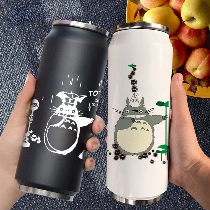 Термос Totoro из нержавеющей стали креативные банки кружка портативный унисекс для