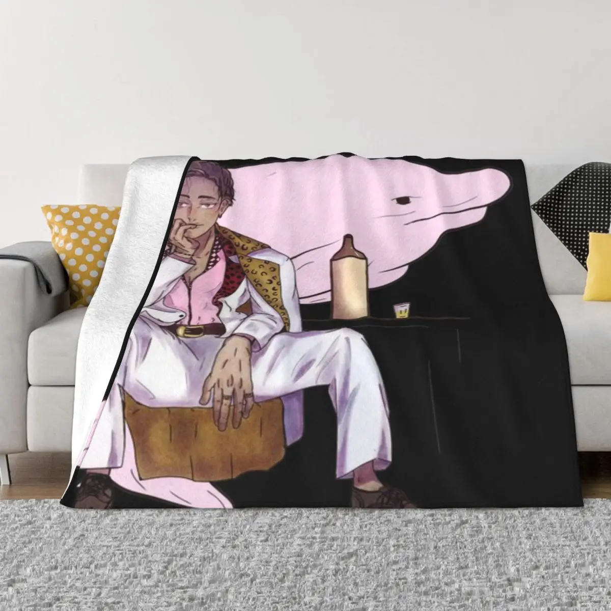 Бото Розовый Микрофлисовое одеяло