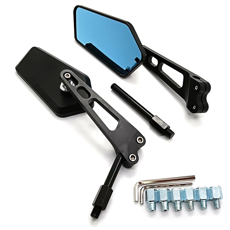 

2PCS Motorcycle CNC M8 M10 RearView Mirrors Motorbike Mirror For Harley Kawasaki BMW Yamaha Suzuki Honda Chopper Bobber