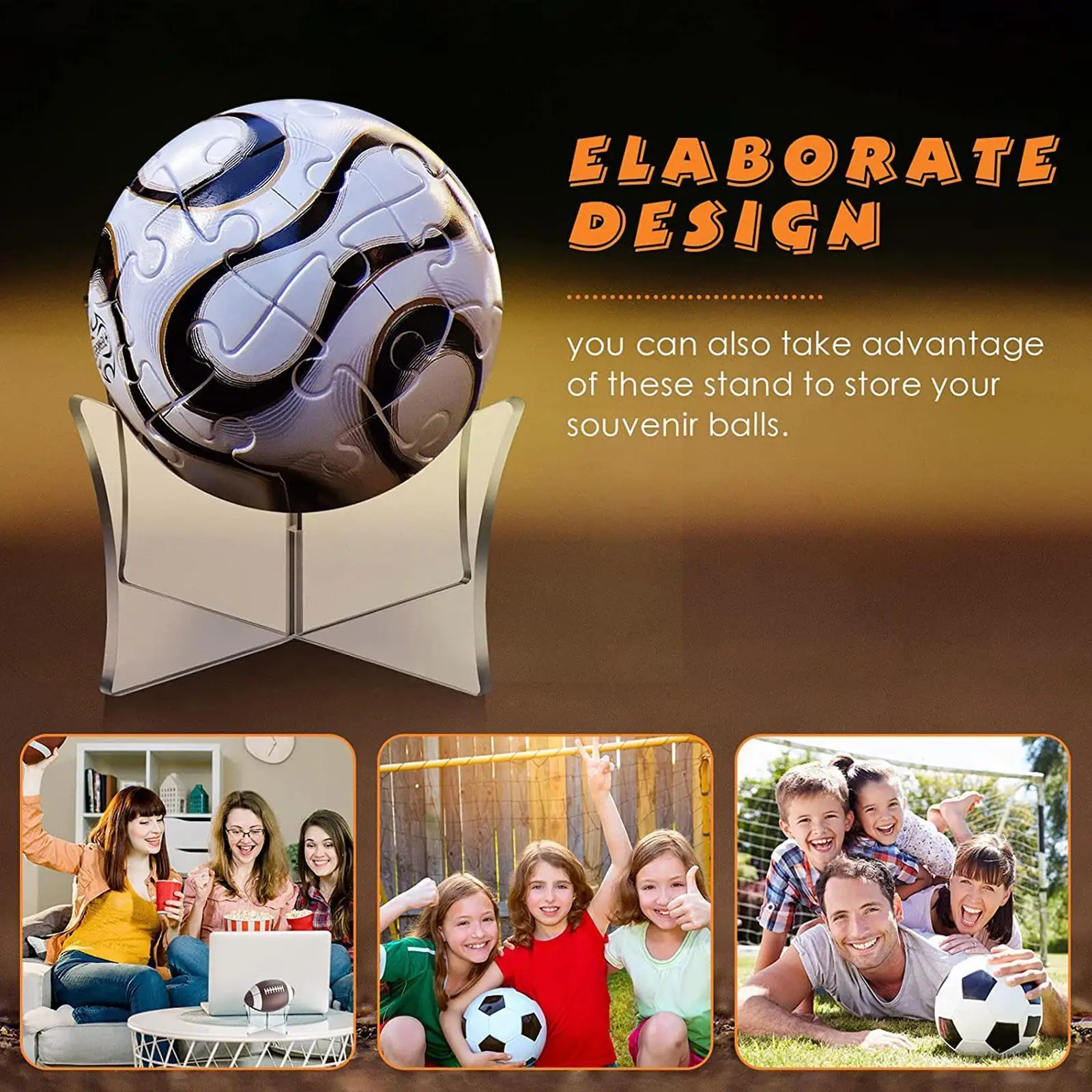 

Прозрачная акриловая подставка для мяча, 1 шт., держатель для баскетбола, поддержка футбола, волейбола, футбола, базовая стойка Y4b2