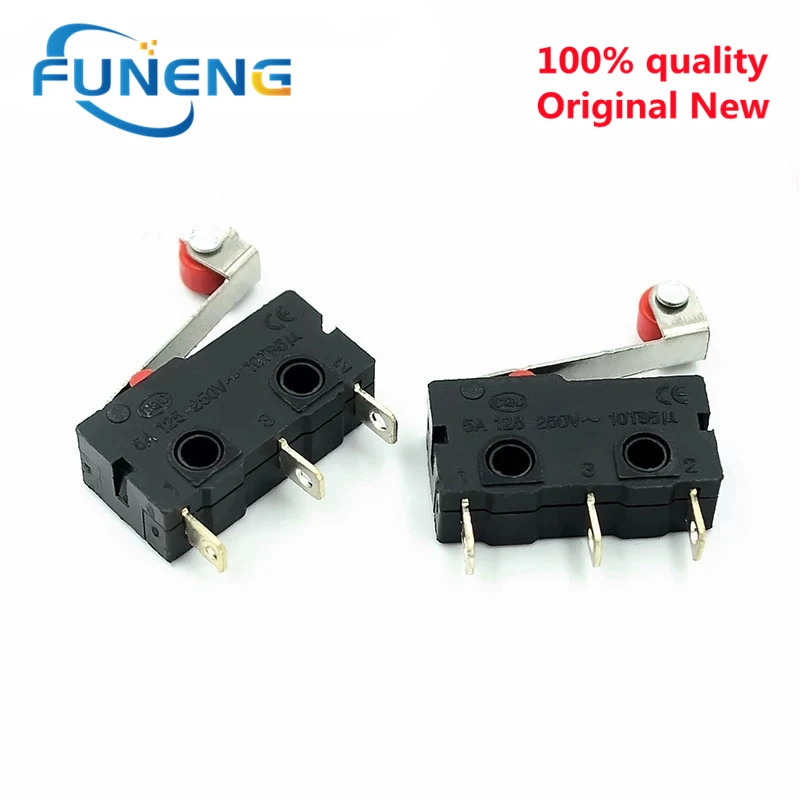 10 шт. новый микро роликовый рычаг рычага нормально открытый закрытый