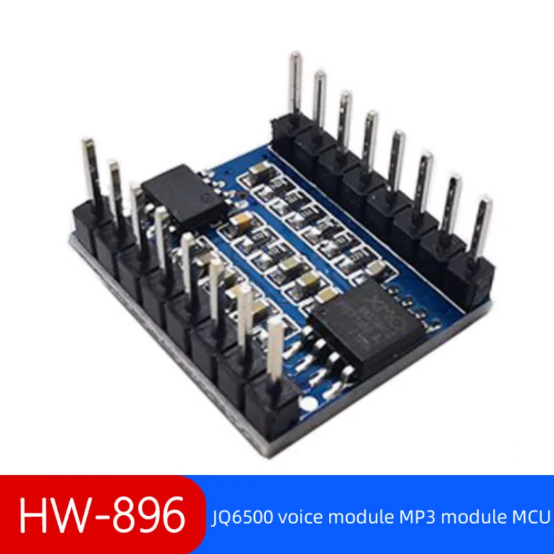 (10 шт./партия) JQ6500 голосовой модуль MP3 MCU последовательный порт управления