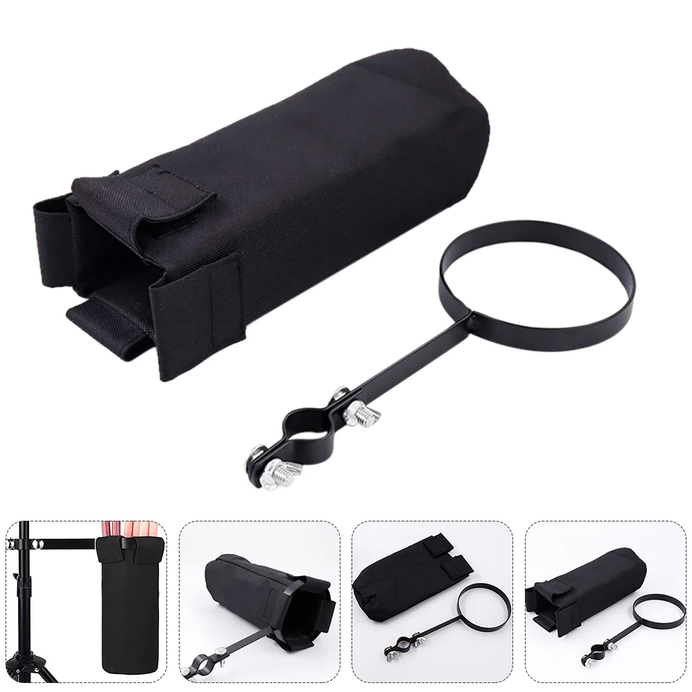 

1 Set Drum Stick Holder Drum Kit Mallet Holder Drumstick Storage Bag Container