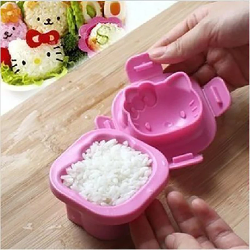 

Hello Kitty Japanese-style Cute Cat-shaped Rice Ball Mold Cartoon Rice Ball Sushi Mold Egg Mold Children Lunch-shaped Rice Ball