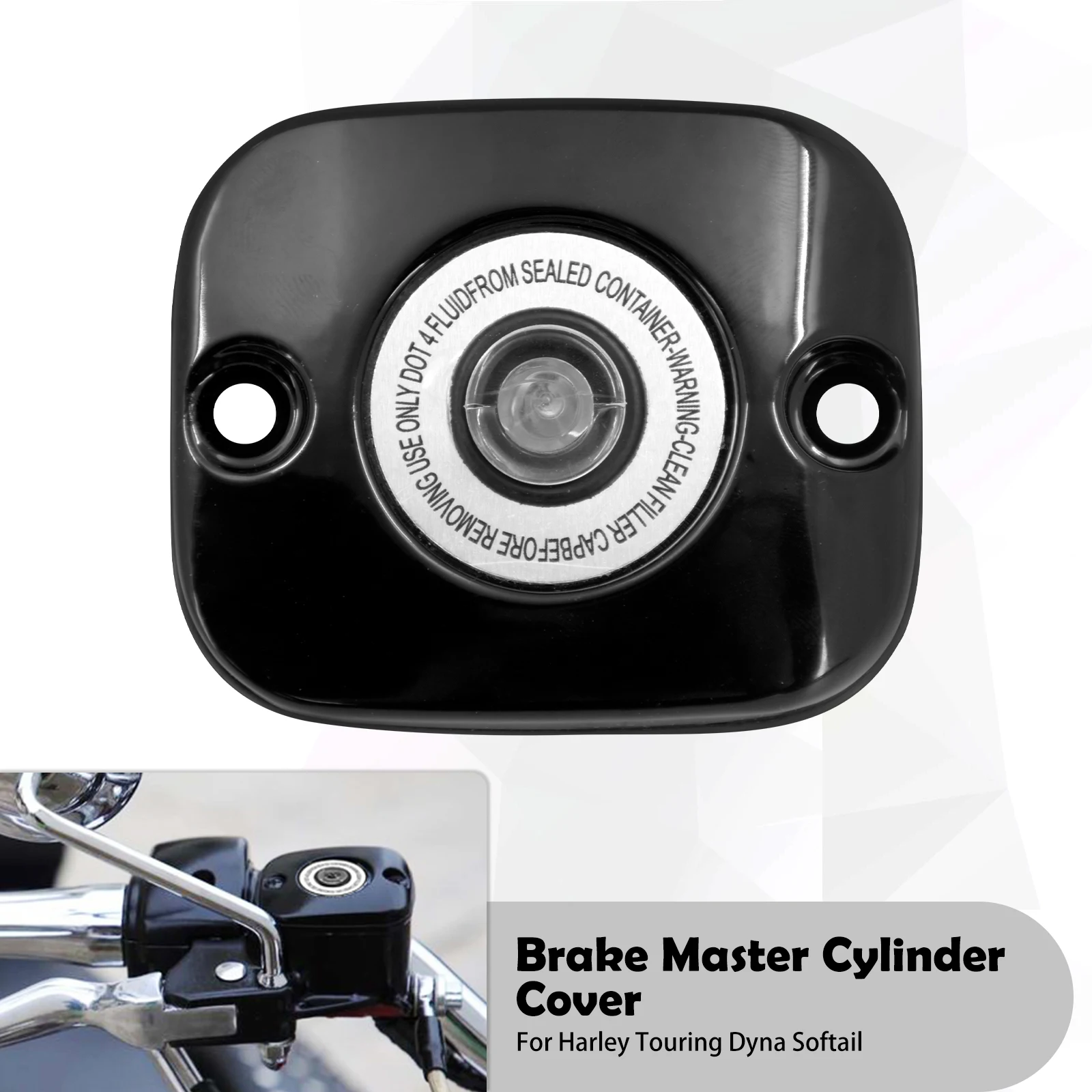 

Крышка главного тормозного цилиндра переднего мотоцикла для Harley Dyna Softail Fat Boy Touring Road King Street Electra Glide Street Bob