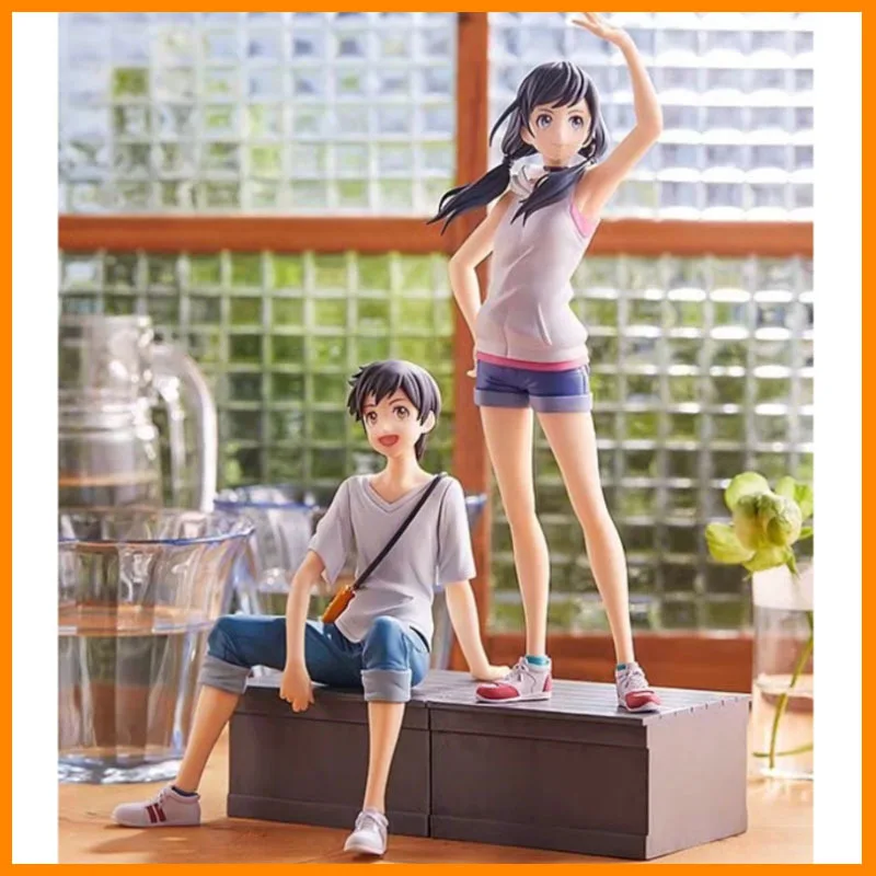 

Anime Weather Child Morishima Sail High Amano Yangcai Creative Couple Your Name Xinhai Anime Hand Office Decoration Decoration