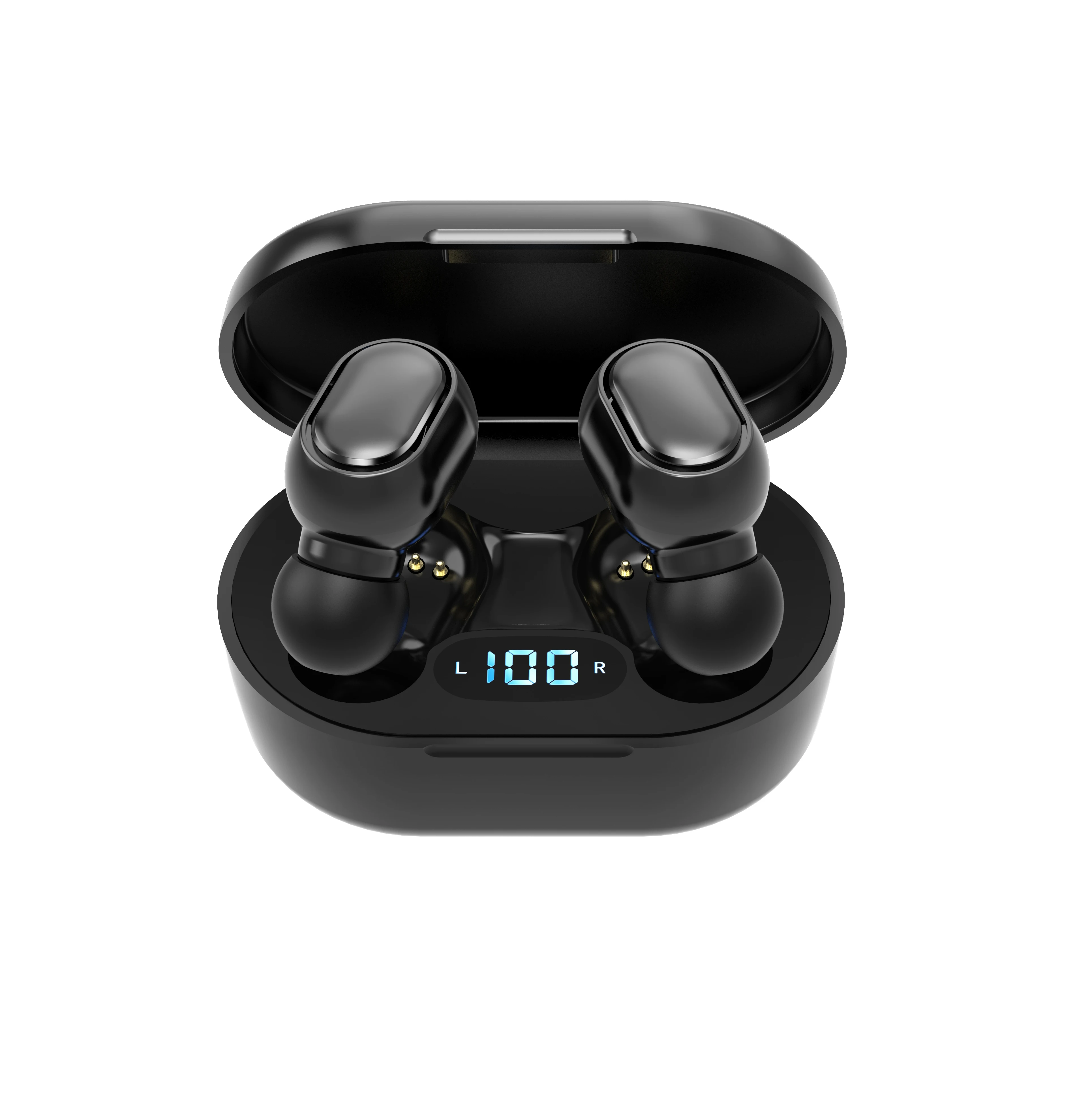 

Headphonaes Bluetooth Smart Digital Display Bluetooth Earphone Wireless Mini HIFI Headset Stereo Waterproof Sports Headset