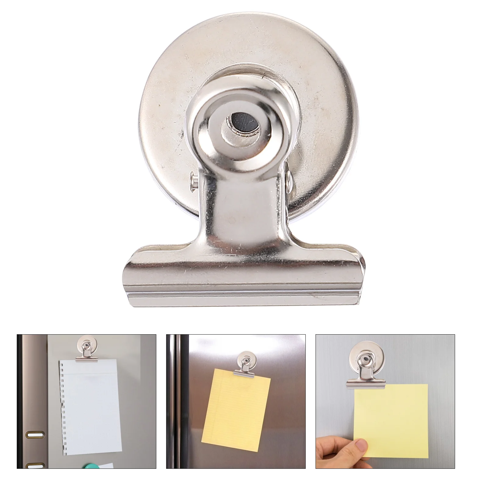 

Office Folders Magnet Clip Magnetic Clips Kit Metal Food Sealing Refrigerator Stickers Stainless Steel Blackboard