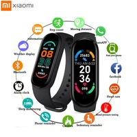 xiaomi m6 plus sports smart watch heart rate blood pressure monitoring waterproof smart watch mens womens multifunction watch
