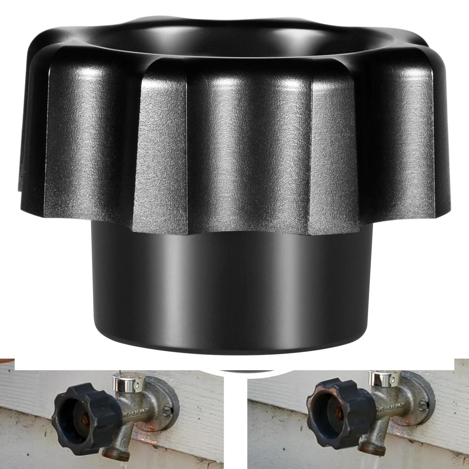 Замена комплекта ручек для настенного гидранта 630-7965 Mansfield серии 300/400/500 тип ручки