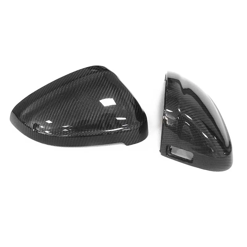 

B9 Carbon Mirror Caps with Lane Assist 1:1 Replacement OEM Fitment Side Mirror Cover for A4 A4L A5 S5 B9 2017 2018 2019