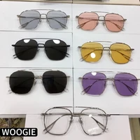 gentle monster sunglasses for men women 2021 vintage luxury brand designer trending pilot alloy gm round pink uv400 sun glasses