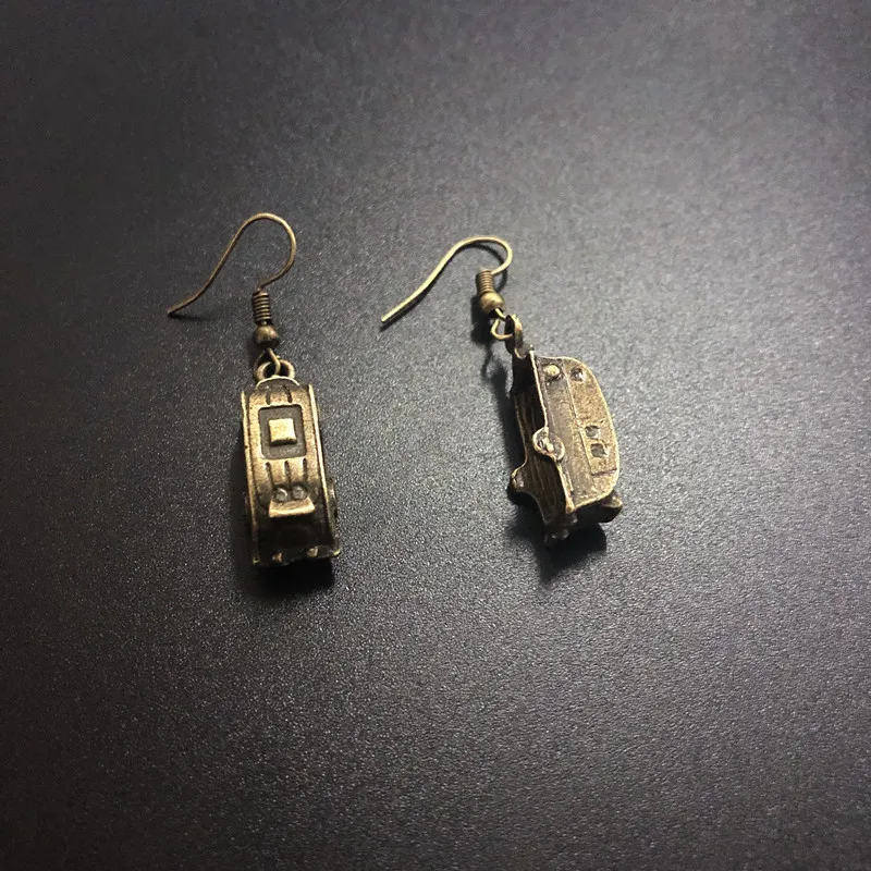 Модные женские ювелирные изделия Anqutie золотые автомобильные висячие серьги
