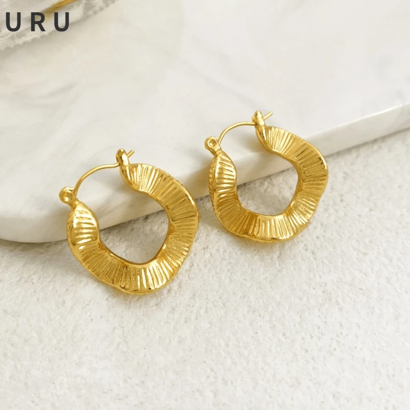 

Modern Jewelry Geometric Earrings Simply Design High Quality Brass Metal Earrings For Women Girl Party Gifts Dropshipping