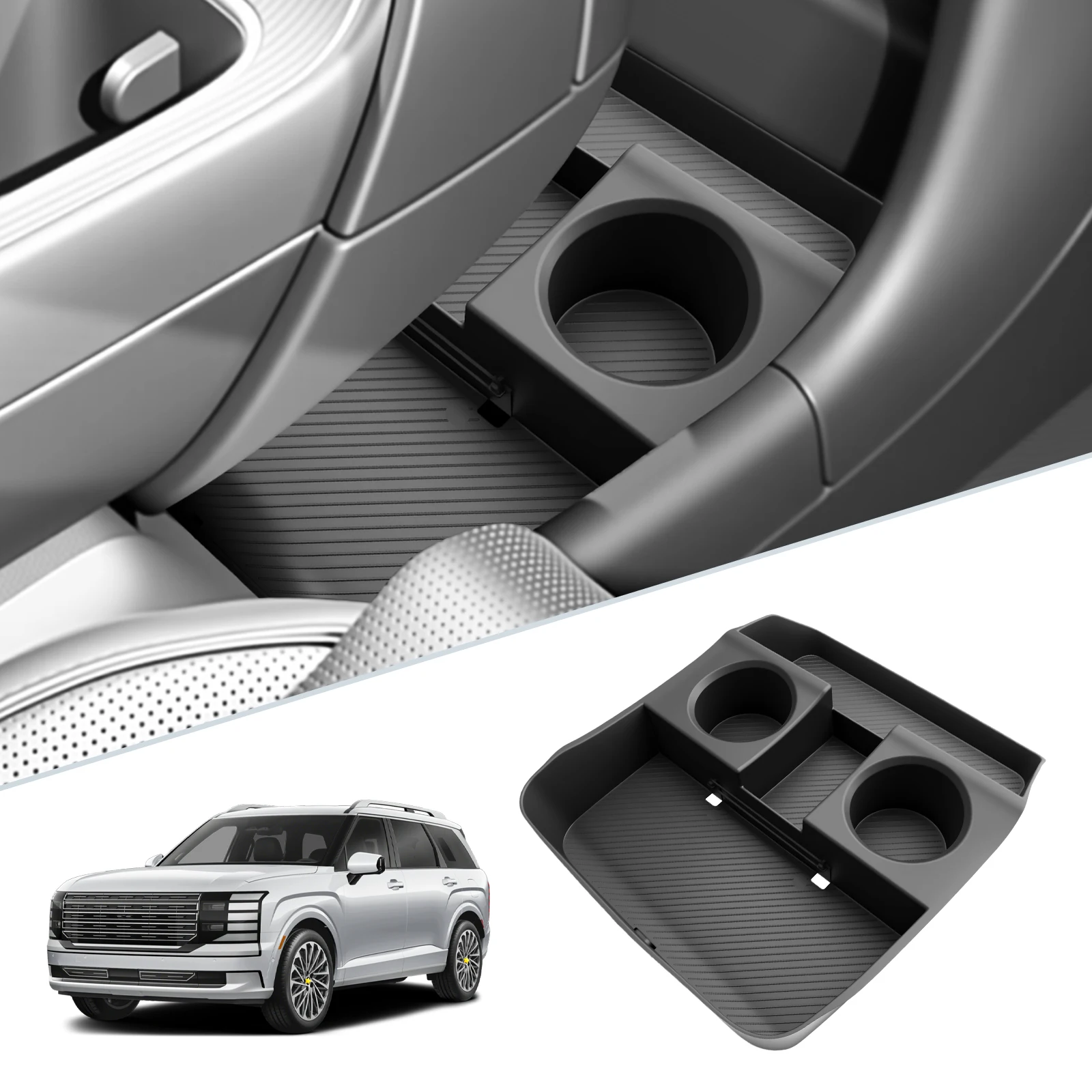 

LFOTPP Автомобильный центральный ящик для хранения для Hyundai Palisade LX3 2026 7-местный контейнер для хранения Автомобиль Hyundai Palisade 2026 Аксессуары