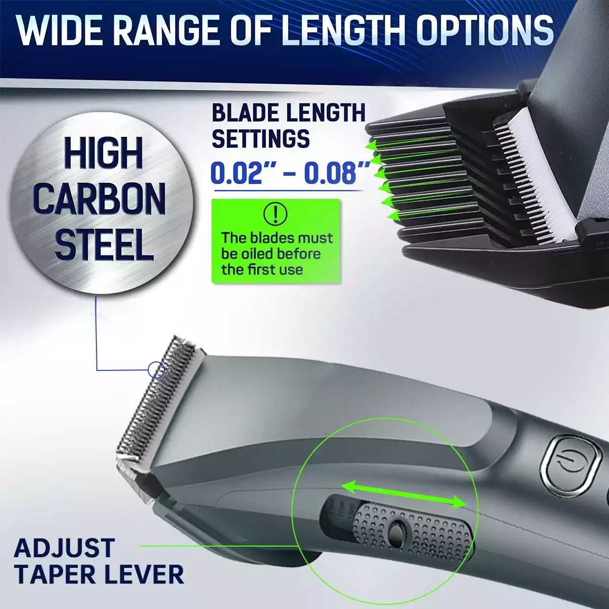 

NEW2023 водонепроницаемый триммер для волос, машинка для стрижки волос с зарядкой от USB, профессиональный триммер для волос