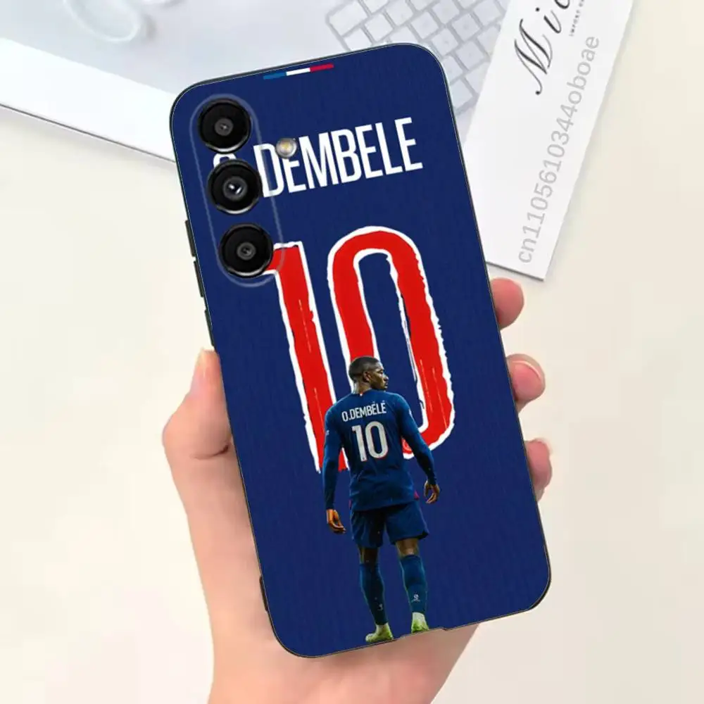 Фото Чехол для телефона O-Ousmane D-Dembele для Samsung S25,24,21,22,23,20,S30,Ultra,Plus,Fe,Lite,Note,5G, черный, мягкий №2