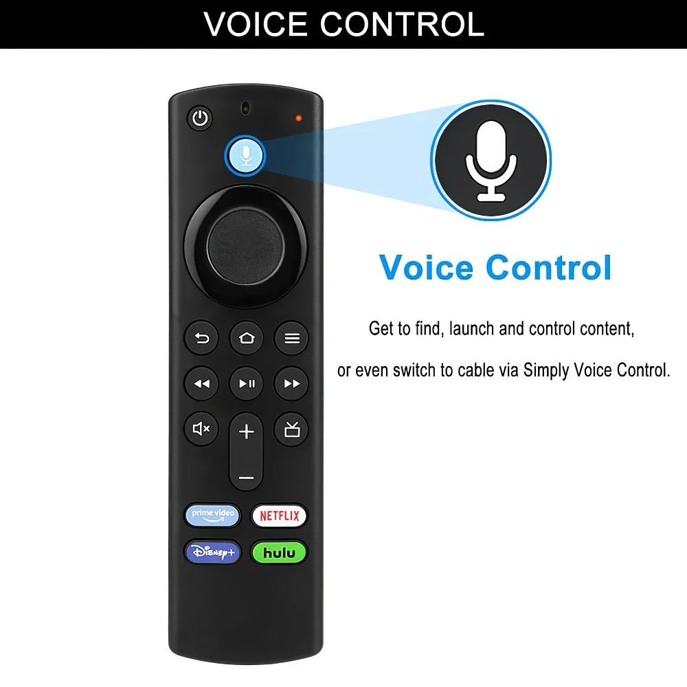 Пульт дистанционного управления YP работает с заменой Alexa Voice Remote Control для Fire Stick TV