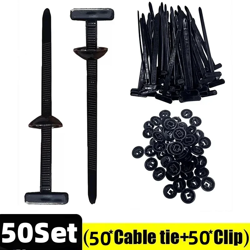 

Универсальные Нейлоновые Кабельные Стяжки 300/1 Шт., Самоблокирующиеся Пластиковые Зажимы Для Шнура