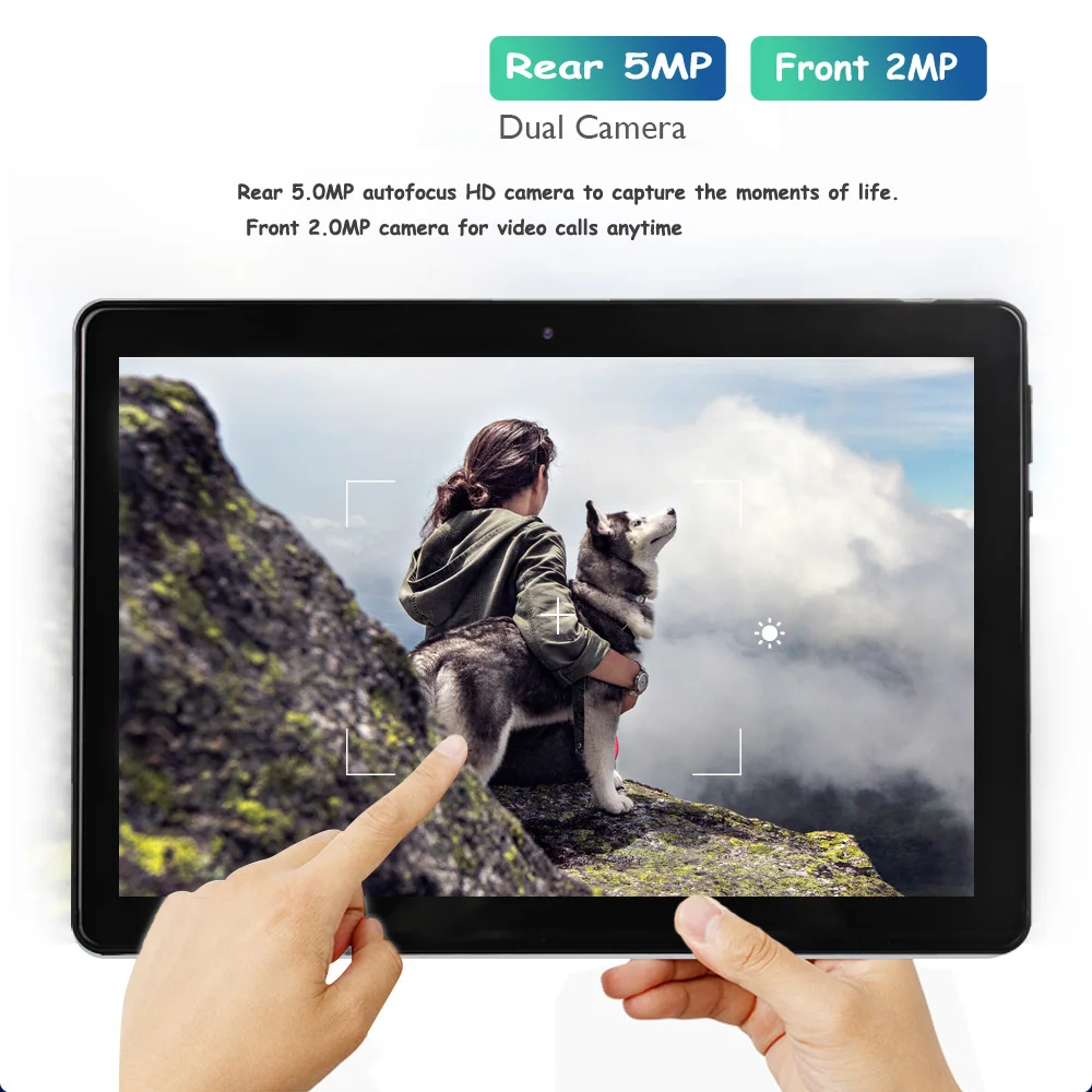 new original 10 1 inch tablets android 9 0 google certified quad core 2gb ram 32gb rom 3g phone call dual sim wifi tablet pc free global shipping